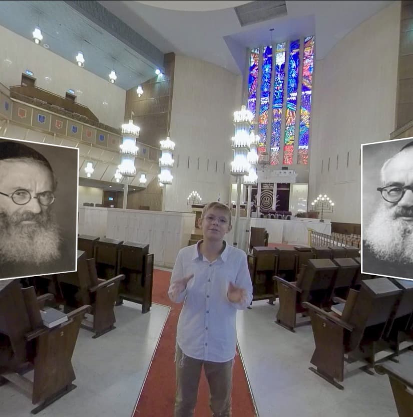 קהל חווה את הרב אייזיק הלוי הרצוג